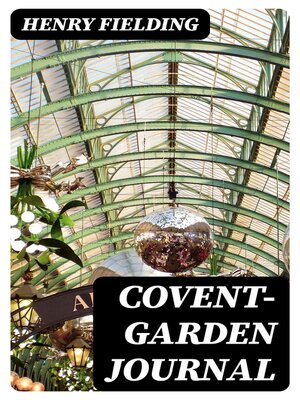 cover image of Covent-Garden Journal